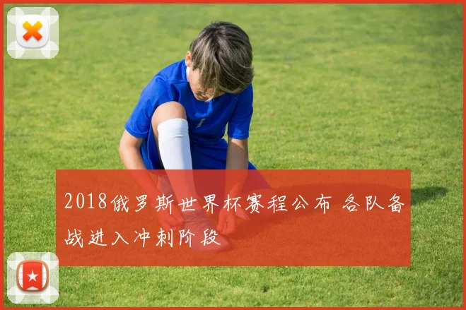 2018俄罗斯世界杯赛程公布 各队备战进入冲刺阶段